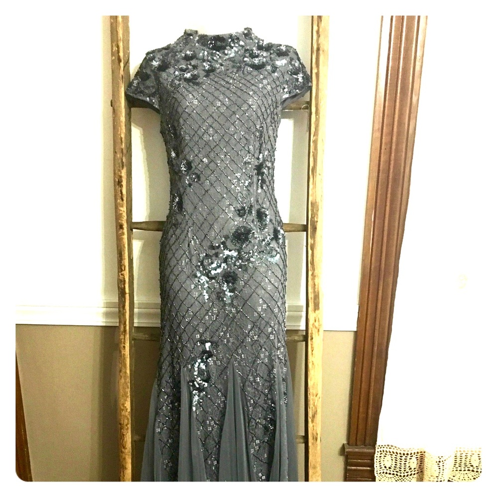 Adrianna Papell Beaded Gown